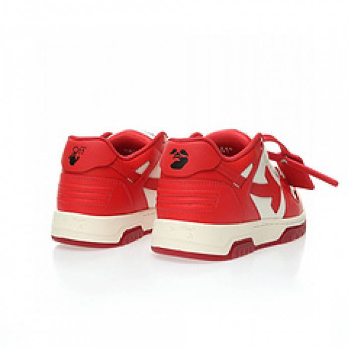 OFF-WHITE Out Of Office “OOO” Low Tops Red 239311708