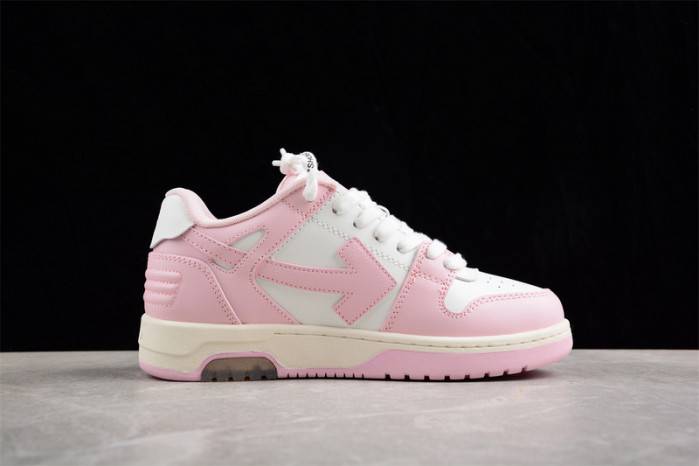 OFF-WHITE Out Of Office “OOO” Low Tops pink White 236121003