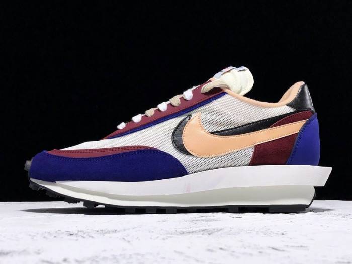 Sacai × NIKE LDV Waffle Daybreak White Blue BV0073-700