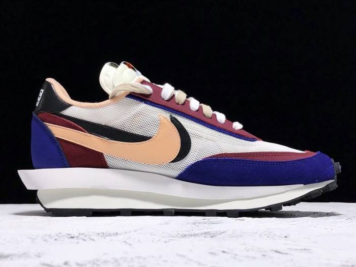 Sacai × NIKE LDV Waffle Daybreak White Blue BV0073-700