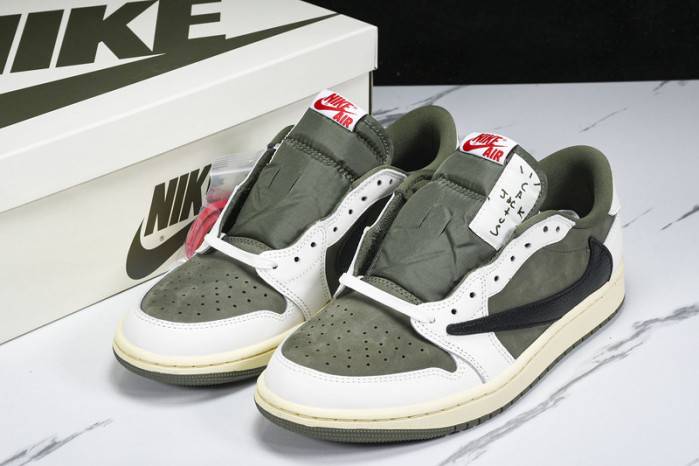Travis Scott Air Jordan 1 Low Olive DM7866-200