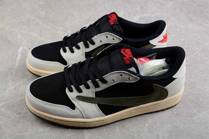 Travis Scott x Air Jordan 1 Low OG WMNS “Olive” DZ4137-106