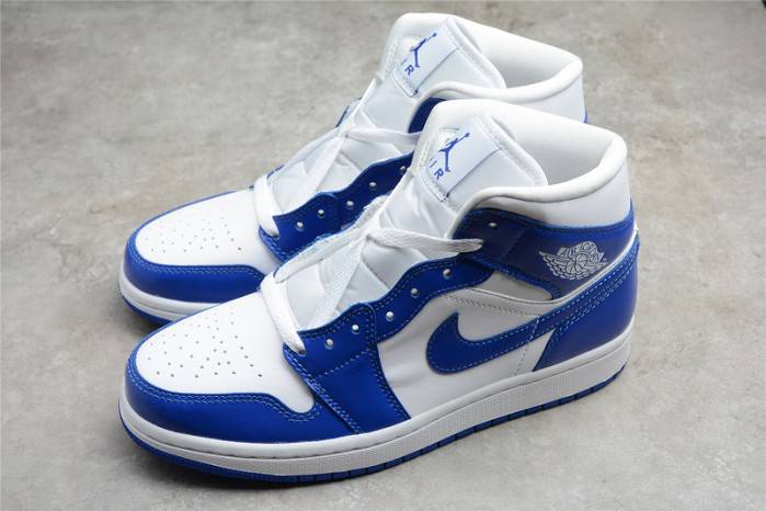 Wmns Air Jordan 1 Mid ‘Kentucky Blue’ BQ6472-104