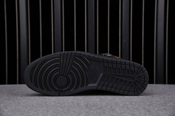 Air Jordan 1 Retro High Black Metallic Gold (2020) 555088-032