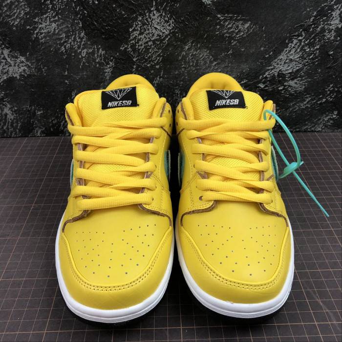 nike sb dunk low Di*m*nd s*pply co canary Di*m*nd (friends and family) bv1310-700