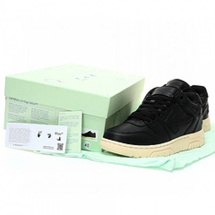 OFF-WHITE OOO Low Tops black